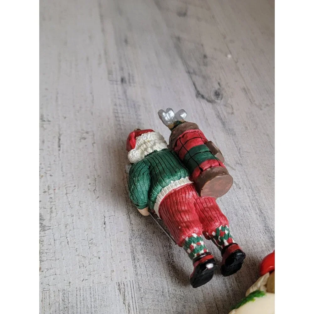 Golf santa claus bear Variety golfing club set ornament‎ Xmas